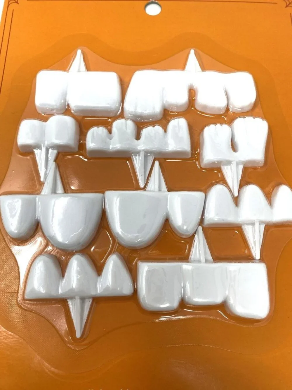Target 10pc Silly Push In Teeth Carving Halloween Decorative Prop Kit